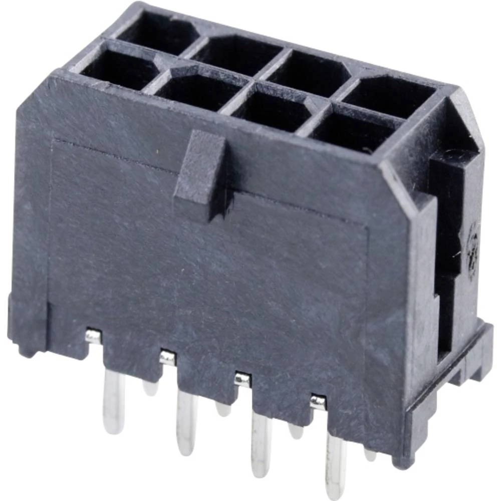 Molex ugradna standardna letva s muškim kontaktima  Ukupan broj polova 8 Raster: 3 mm 430450828 1 St. Tray slika