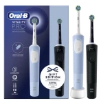 Oral-B Vitality Pro D103 Duo 4210201446514 električna četkica za zube rotirajuća/pulsirajuća bijela, plava boja, crna