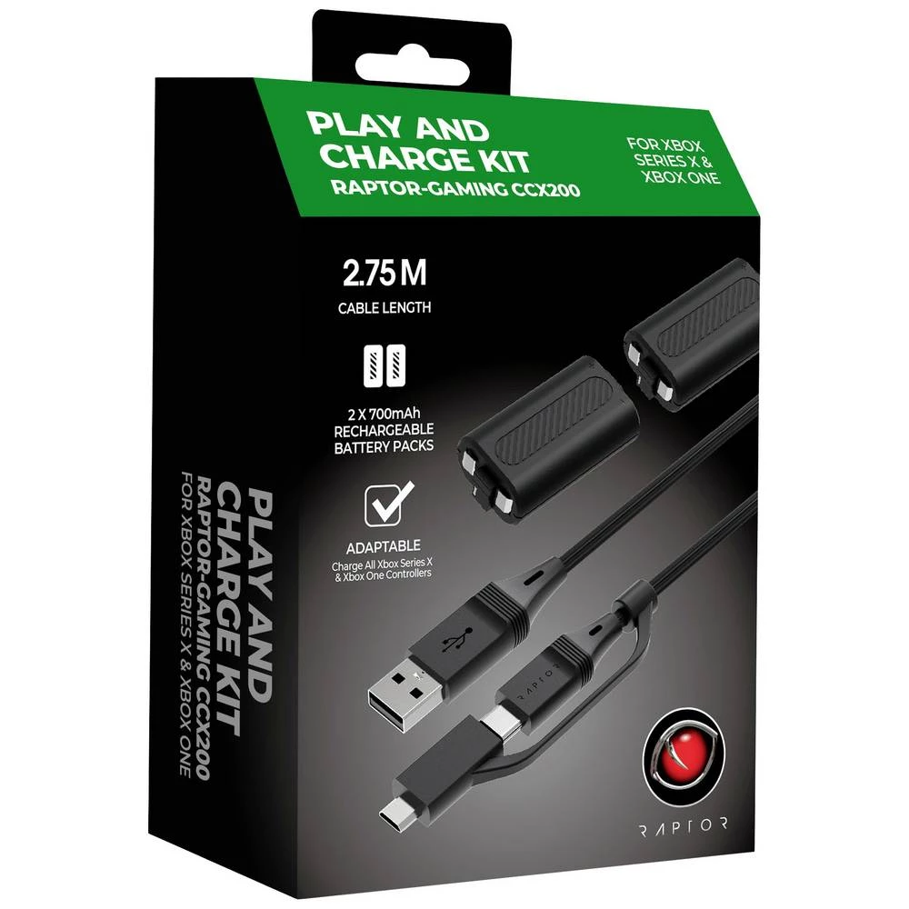 Raptor Gaming CCX200 stanica za punjenje upravljača Xbox One, Xbox Series X, Xbox One S slika