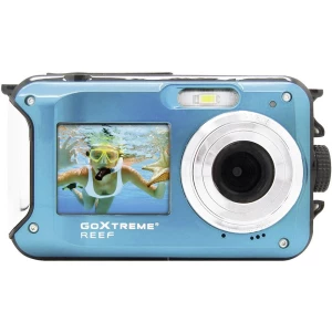 Digitalni fotoaparat GoXtreme Reef Blue 24 MPix Plava boja Full HD video zapis, Vodootporno do 3 m, Podvodna kamera, Otporan na slika