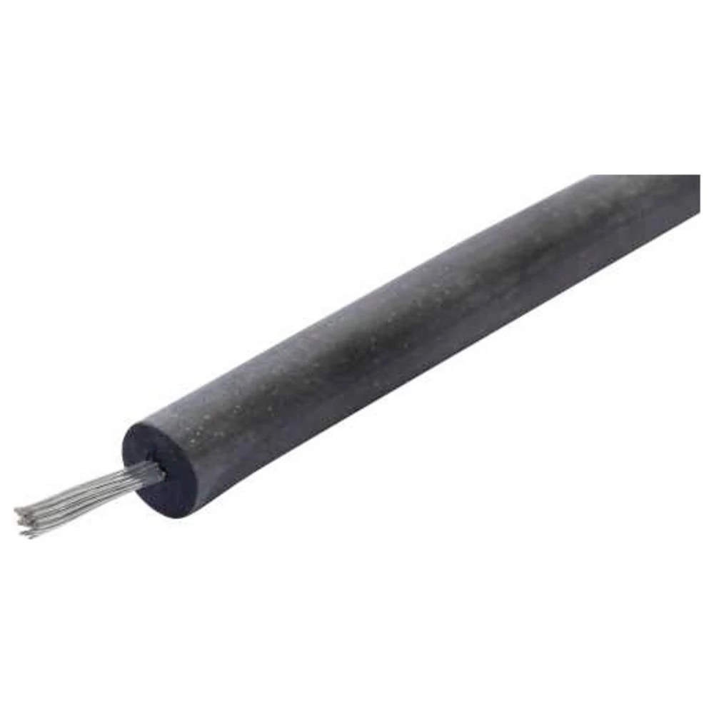 Rautronic 9001306 visokonaponski kabel 1.5 mm² crna Roba na metre slika