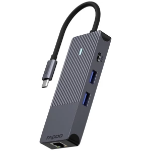 Rapoo 00217691 USB-C® mini priključna stanica Pogodno za marku (priključne stanice za prijenosno računalo): Universal  USB-C® Power Delivery slika