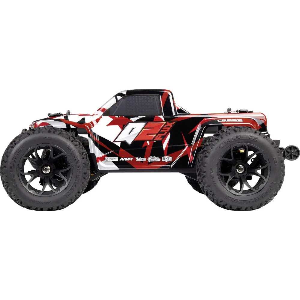 Maverick Quantum2 MT Flux 1/10th crven A/Bijela bez četkica 1:10 RC model automobila monstertruck pogon na sva četiri ko slika