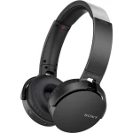 Bluetooth® Naglavne slušalice Sony MDR-XB650BT Preko ušiju Sklopive, Slušalice s mikrofonom, NFC Crna