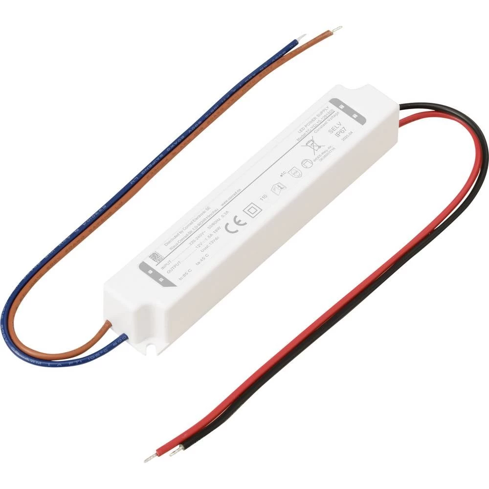TRU COMPONENTS TC-YCL15-1201500 LED transformator konstantni napon 18 W 1.5 A 11.4 - 12.6 V/DC 1 kom. slika