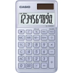Džepni kalkulator Casio SL-1000SC Plava boja Zaslon (broj mjesta): 10 solarno napajanje, baterijski pogon (Š x V x d) 71 x 9 x 1