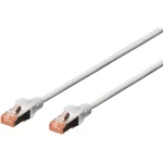 Digitus DK-1644-030 RJ45 mrežni kabel, Patch kabel cat 6 S/FTP 3.00 m siva bez halogena, upleteni parovi, sa zaštitom za nosić, vatrostalan 1 St.