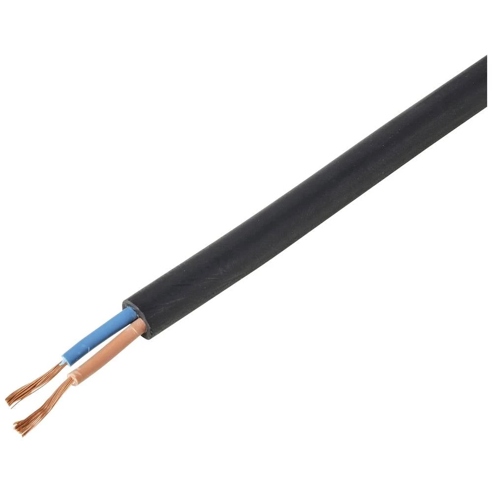 TRU COMPONENTS TC-11585900 gumeni kabel H07RN-F 2 x 1.5 mm² crna Roba na metre slika