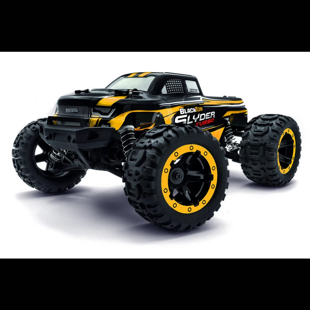 Blackzon žuta bez četkica 1:16 RC model automobila električni monstertruck pogon na sva četiri kotača (4wd) 2,4 GHz uklj slika