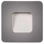 Zamel Teti 17-221-82 LED ugradbena zidna svjetiljka 0.7 W Toplo-bijela Srebrna