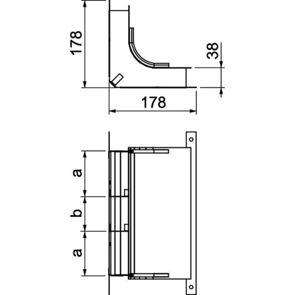 OBO Bettermann 7400650 luk (Š x V) 250.00 mm x 38.00 mm kom. slika