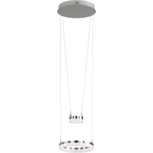 LED viseća svjetiljka 25 W Toplo-bijela WOFI Mason 6434.02.64.7250 Nikal (mat) slika