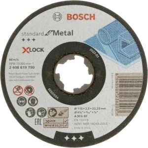 Bosch Accessories Standard for Metal 2608619780 rezna ploča ravna 115 mm 1 St. metal slika