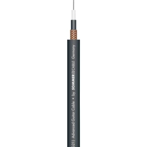 Kabel za instrumente 1 x 0.38 mm² Crna Sommer Cable 300-0091 Roba na metre slika