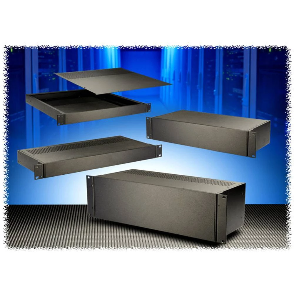 Hammond Electronics RM2U1913VBK univerzalno kućište 330 x 421 x 89 aluminij crna 1 kom. slika