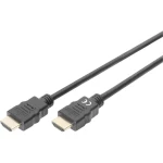 Digitus HDMI video priključni kabel [1x muški konektor HDMI - 1x muški konektor HDMI] 3.00 m crna