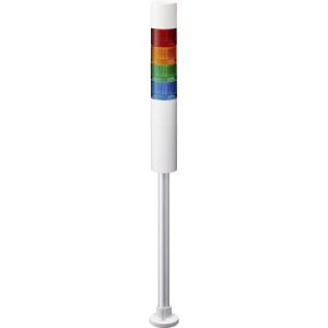 Signalni toranj LED Patlite LR6-4M2PJBW-RYGB 4-bojno, Crvena, Žuta, Zelena, Plava boja 4-bojno, Crvena, Žuta, Zelena, Plava boja slika