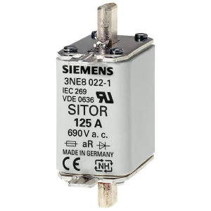 Siemens 3NE10212 uložak osigurača     Veličina osigurača = 0  100 A  690 V 3 St. slika
