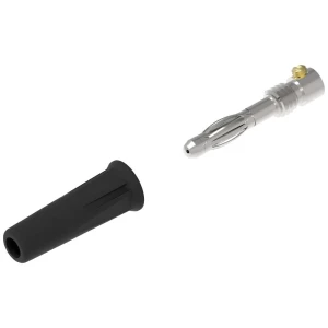 Electro PJP 1060-C-CD1-N olovkasti utikač ravni muški konektor Zatik-Ø: 4 mm crna 1 St. slika