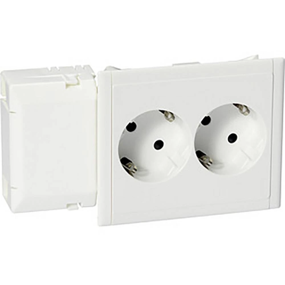 Schneider Electric 5951512 ugradbena utičnica 2-dijelna utičnica kom. bijela slika