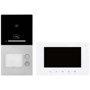 HHG Villa AP Set 2 RL video portafon za vrata kompletan set aluminij (brušeni) boja, bijela slika
