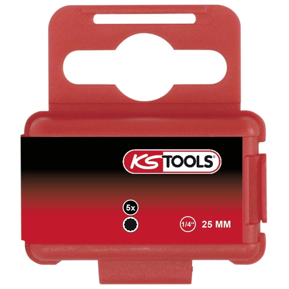 KS Tools 911.8392 XZN bit specijalni čelik poniklovani C 6.3 5 kom. slika