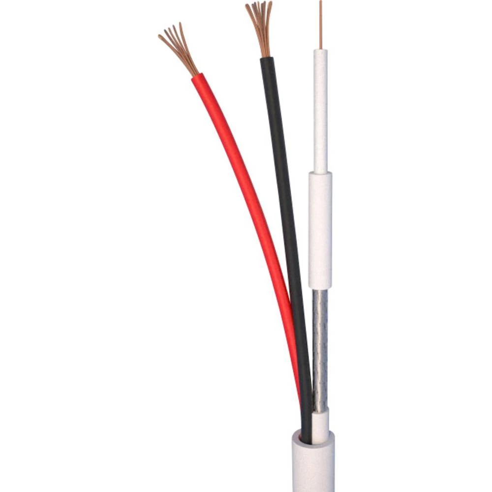Audio i video kabel 2 x 0.50 mm&sup2; Bijela ELAN 70I137 10 m slika