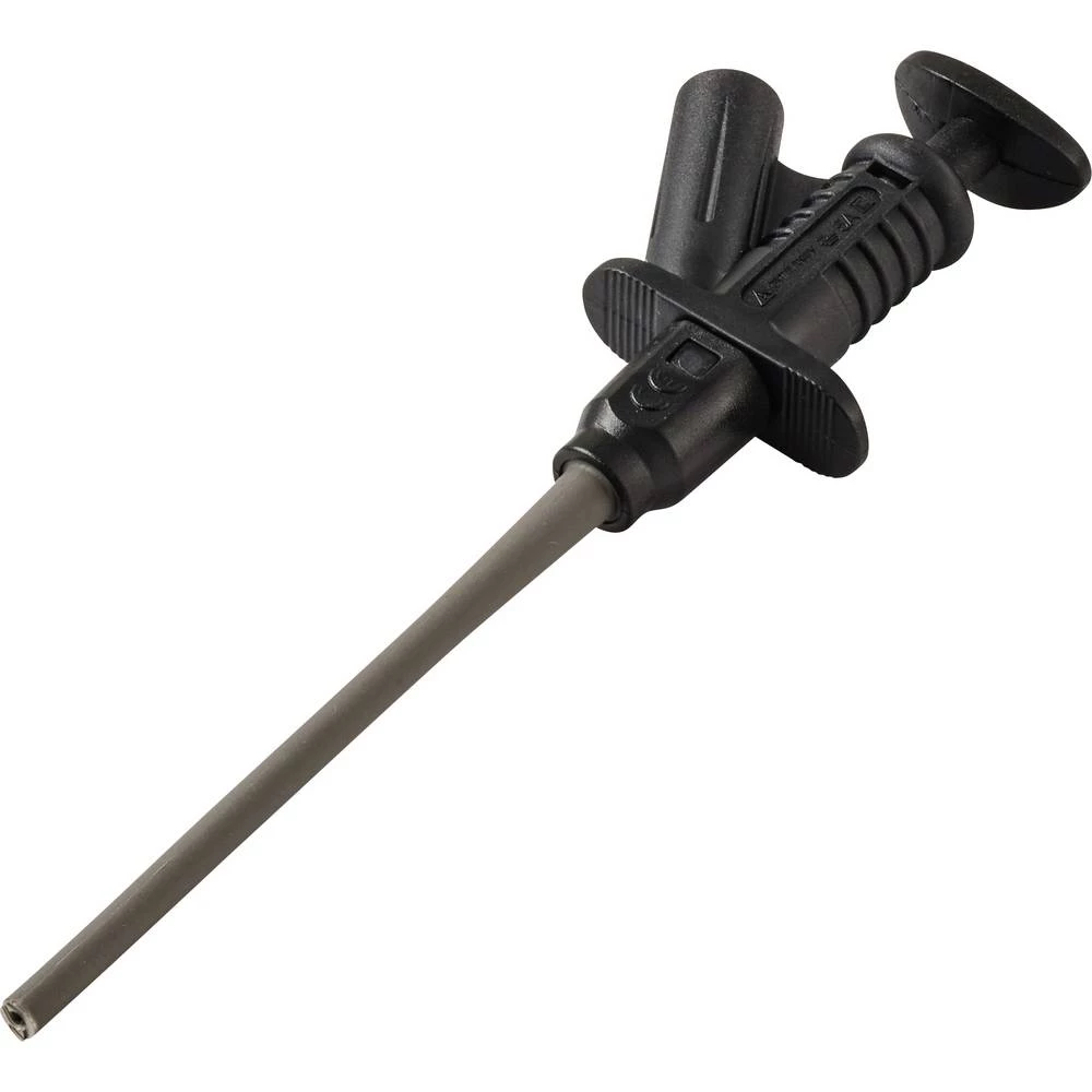 VOLTCRAFT MSK-122 sw sigurnosna ispitna sonda stezaljke utični priključak 4 mm CAT II 1000 V crna slika