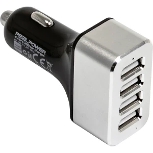 RealPower 176636 USB punjač osobno vozilo Izlazna struja maks. 2400 mA 4 x USB slika