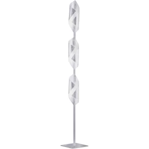 LED podna svjetiljka 9 W Toplo-bijela WOFI Safira 3325.03.70.8000 Srebrna slika