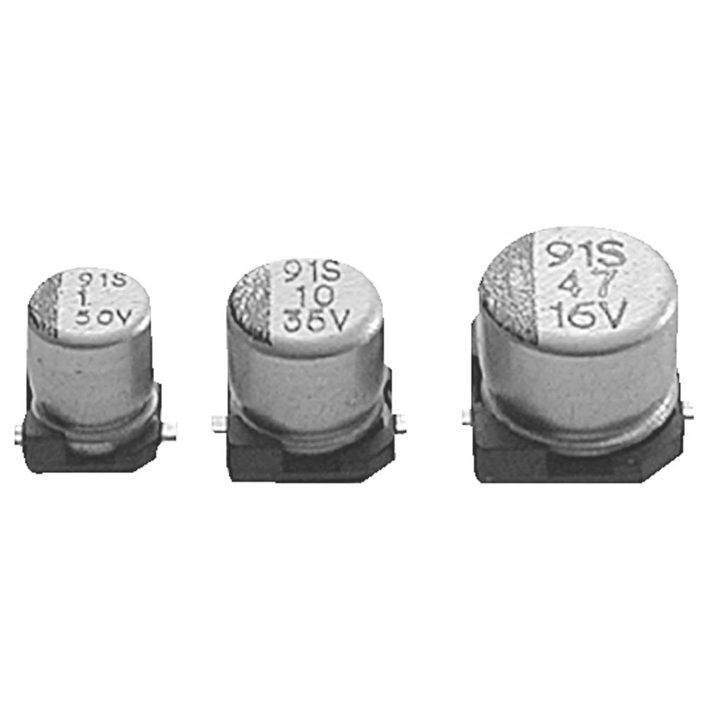 KJ Electronics elektrolitski kondenzator 25 V 20 % (Ø x V) 10 mm x 10.5 mm 1 kom. slika