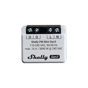 Shelly Plus PM Mini Gen. 3  bežični prekidač  Wi-Fi, Bluetooth slika