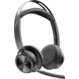 POLY VOYAGER FOCUS 2 telefon On Ear Headset Bluetooth®, žičani stereo crna smanjivanje šuma mikrofona, poništavanje buke slika