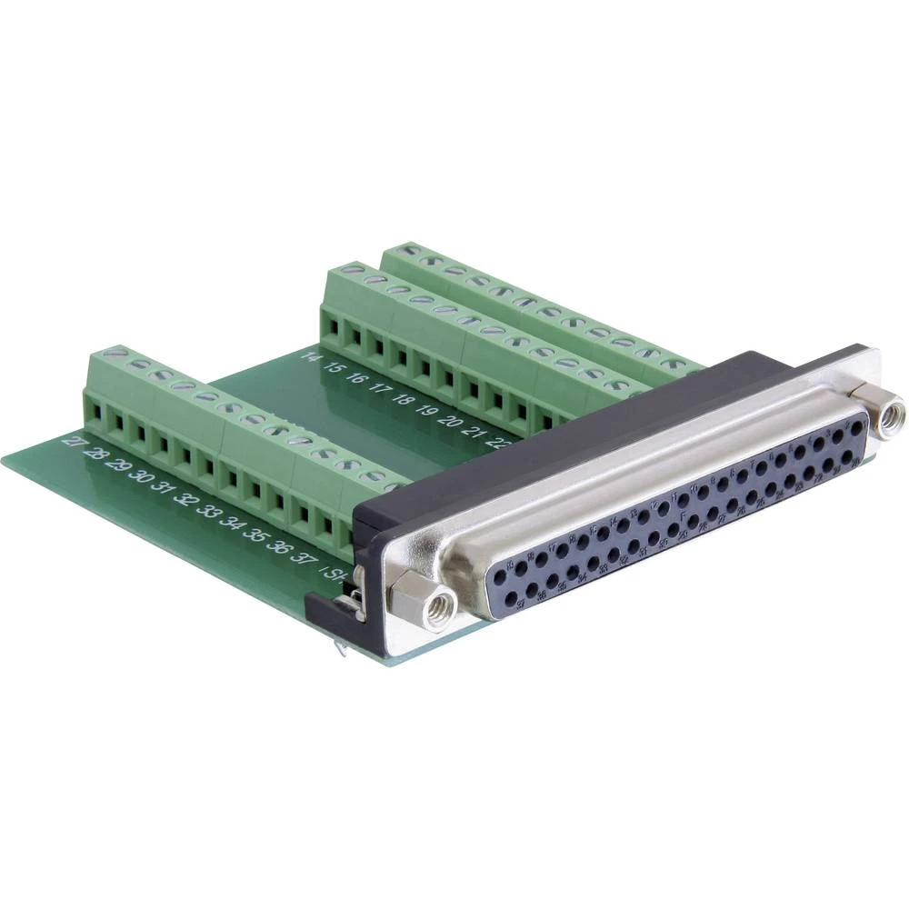 Delock Adapter 65319 ženski konektor D-Sub 180 ° Broj polova (broj): 37, 39  1 St. slika