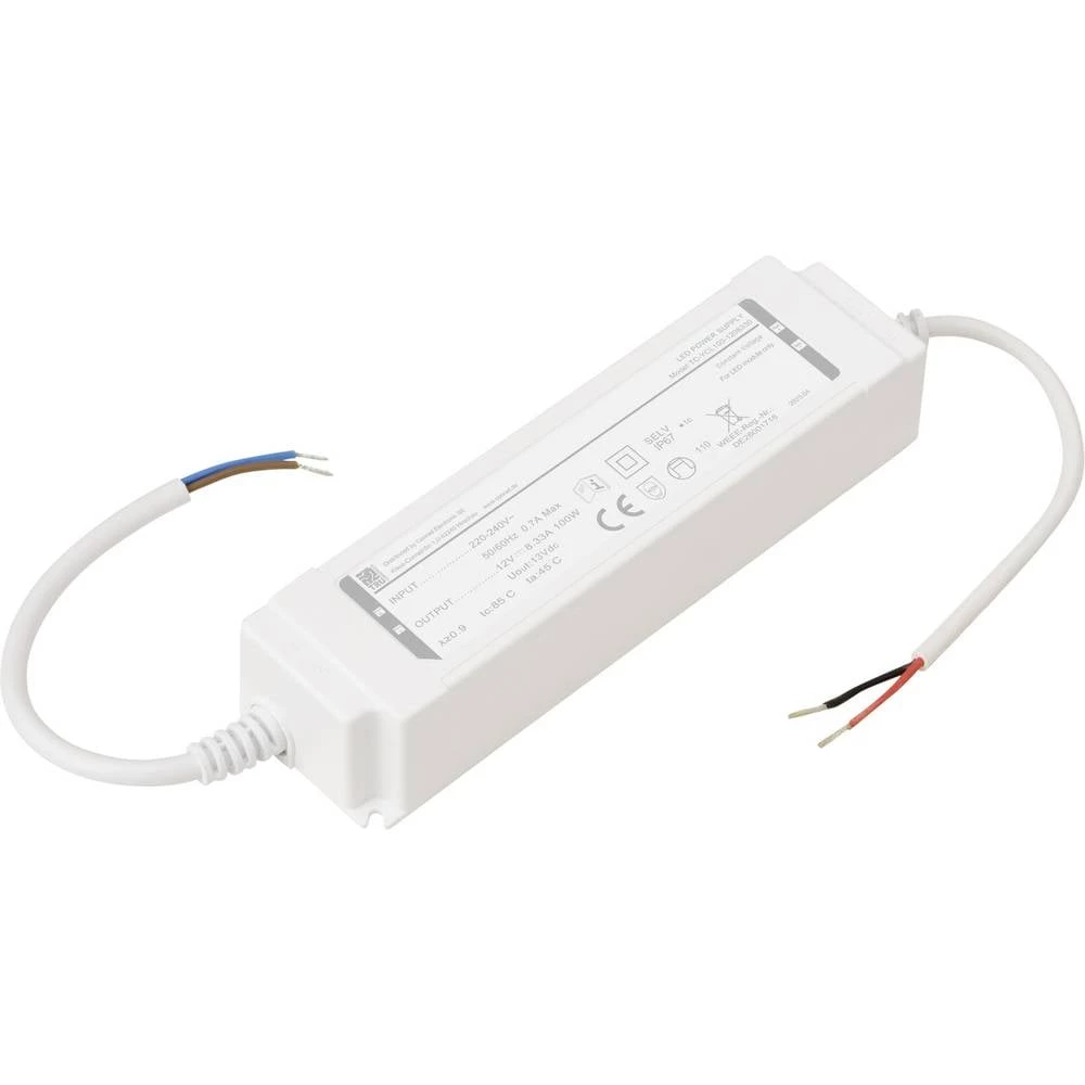 TRU COMPONENTS TC-YCL100-1208330 LED transformator konstantni napon 18 W 8.33 A 11.4 - 12.6 V/DC 1 kom. slika