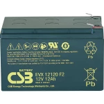 CSB Battery EVX 12120 EVX12120F2 olovni akumulator 12 V 12 Ah olovno-koprenasti (Š x V x D) 151 x 100 x 98 mm plosnati p