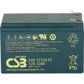 CSB Battery EVX 12120 EVX12120F2 olovni akumulator 12 V 12 Ah olovno-koprenasti (Š x V x D) 151 x 100 x 98 mm plosnati p slika