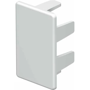 OBO Bettermann 6193153 Kabelske kanalice OBO završni komad WDK / HE 25040 25x40mm čisto bijela Čista bijela slika