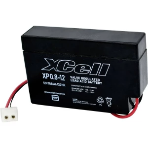 olovni akumulator 12 V 0.8 Ah XCell XP0.812AMP XCEXP0.812AMP olovno-koprenasti (Š x V x d) 96 x 62 x 25 mm AMP utičnica bez održ slika