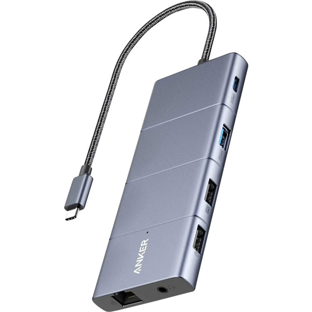 Anker USB-C® priključna stanica 565 USB-C Hub (11-in-1) Pogodno za marku: Universal integrirani čitač kartica slika