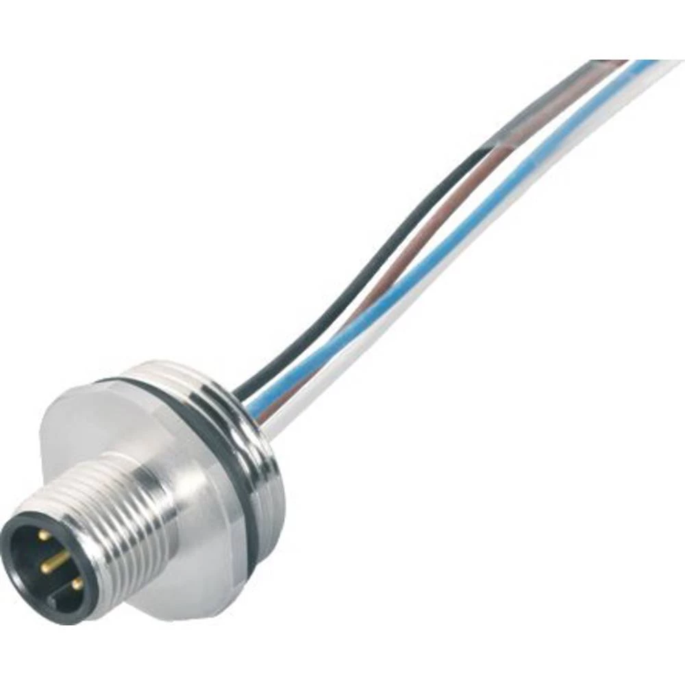 binder 76 0431 0111 00012-0200-20 utični konektor za senzor/aktivator, nekonfekcionirani muški konektor za prirubnicu Br slika