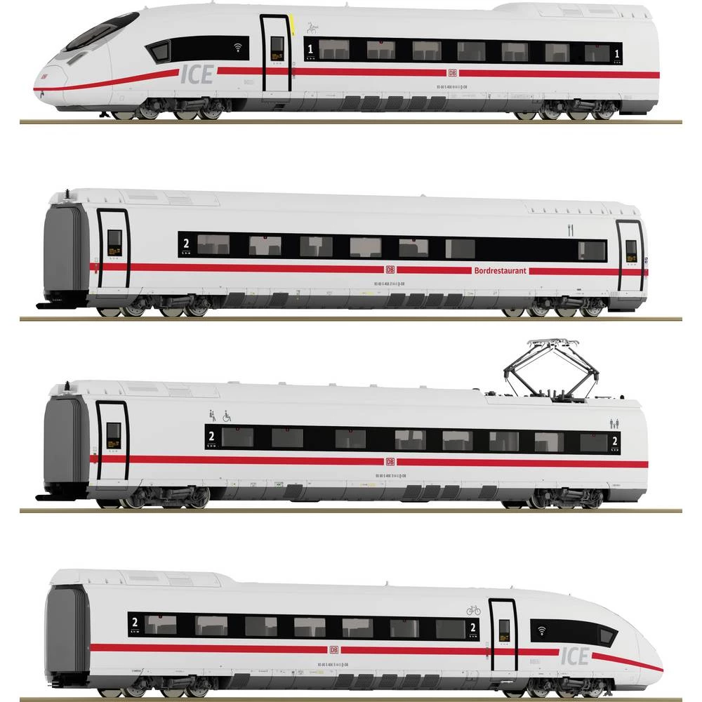 Roco 7700017 H0 4-dijelna električna višestruka jedinica ICE 3neo (BR 408) tvrtke DB AG slika