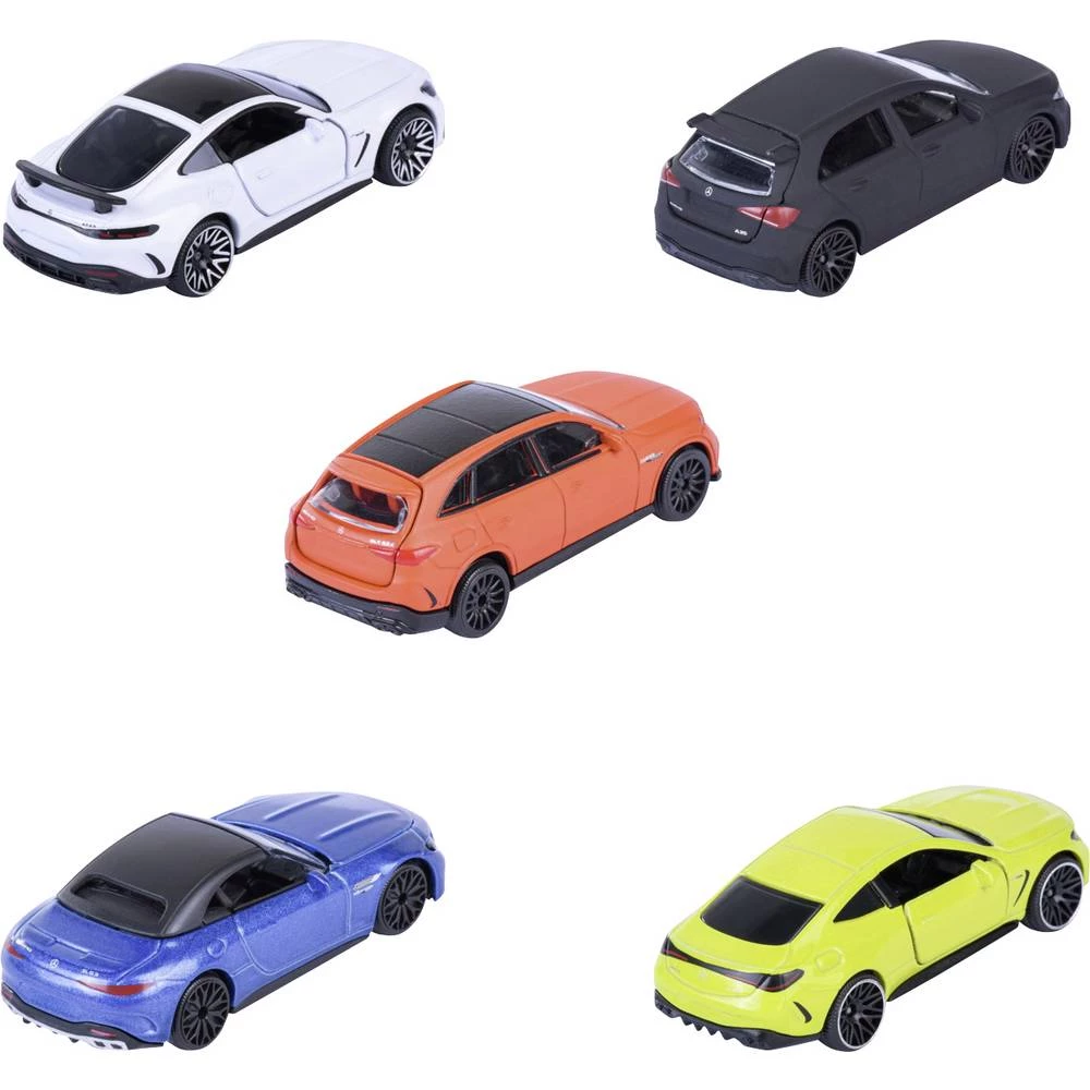Majorette Mercedes Benz Poklon paket od 5 dijelova Mercedes-AMG-a gotovi model model automobila slika