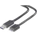 Belkin USB 3.0 Priključni kabel [1x Muški konektor USB 3.0 tipa A - 1x Muški konektor USB 3.0 tipa Micro B] 1.8 m Crna slika