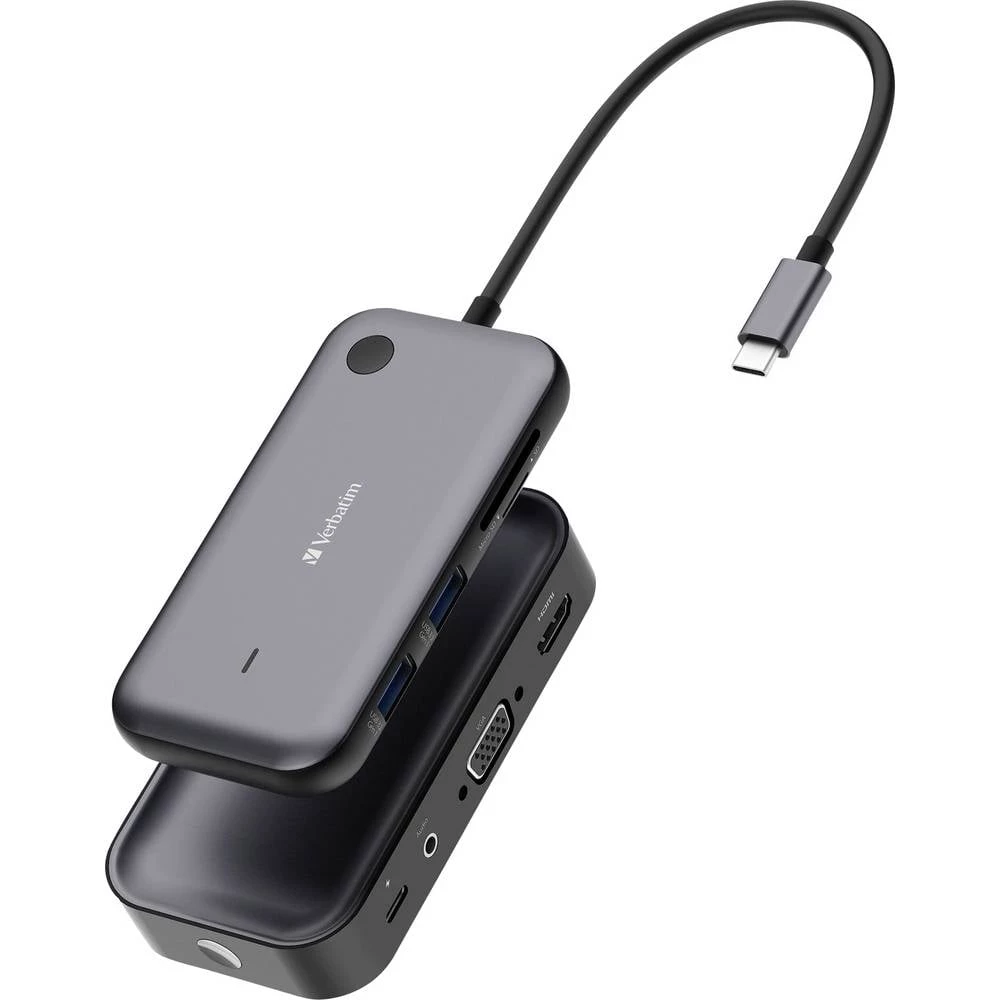 Verbatim 32146 USB-C® / HDMI adapter [1x USB-C® - 1x HDMI®] crna, siva 15 cm slika