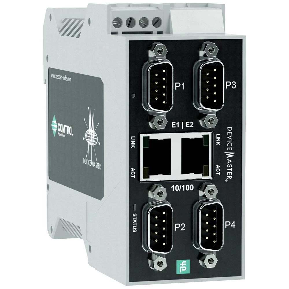 Pepperl+Fuchs 70114035 ICDM-RX/EN1-4DB9/2RJ45-DIN mrežni poveznik 24 V/DC 1 St. slika