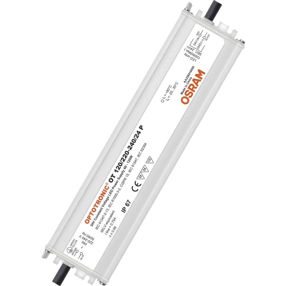 OSRAM OT 120/220-240/24 P 10X1 LED transformator Konstantni napon 120 W 24 V/DC Zatamnjivanje slika