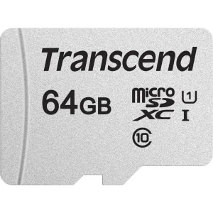 microSDXC kartica 64 GB Transcend Premium 300S Class 10, UHS-I, UHS-Class 3, v30 Video Speed Class Uklj. SD-adapter slika