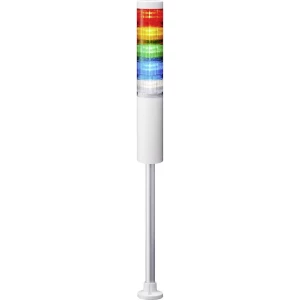 Signalni toranj LED Patlite LR6-5M2PJNW-RYGBC 5-bojno, Crvena, Žuta, Zelena, Plava boja, Prozirna 5-bojno, Crvena, Žuta, Zelena, slika