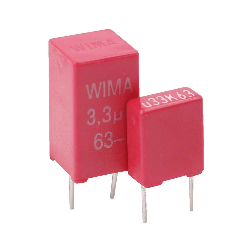 Wima 1 kom. folijski kondenzator MKT radijalno ožičen 100 V/DC, 63 V/AC 10 % (D x Š x V) 7.2 x 2.5 x 6.5 mm slika